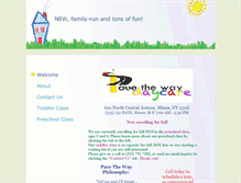 Tablet Screenshot of pavethewaydaycare.com